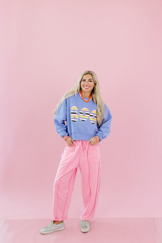 Boo Stripe Sweatshirt - RESTOCK