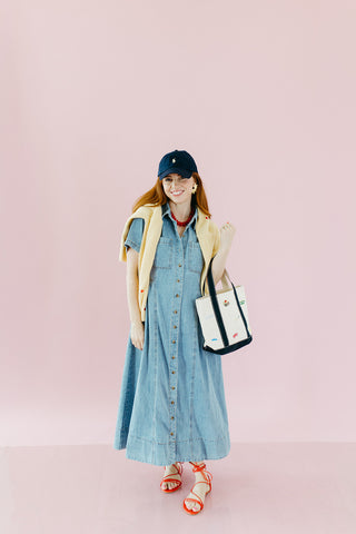 Scottie Denim Button Up Midi Dress