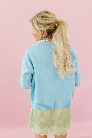 Catch & Release Embroidered Sweater