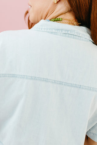 Paige Denim Tie Mini Dress