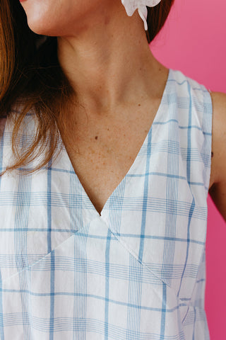 Emberly Plaid Midi Dress
