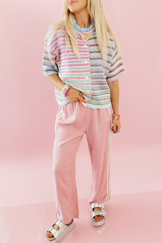 Elsie Linen Pants in Ballet