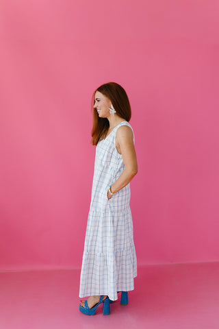 Emberly Plaid Midi Dress