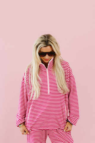 Bridget Stripe 3/4 Pullover