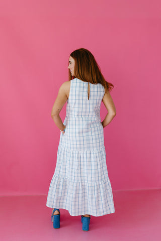 Emberly Plaid Midi Dress
