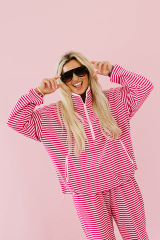 Bridget Stripe 3/4 Pullover