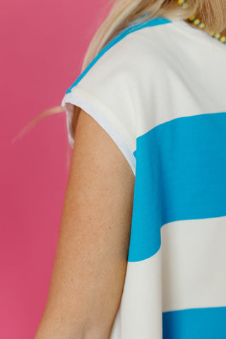 Ziggy Stripe Muscle Tank Top