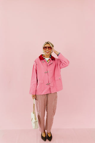 Lucia Utility Jacket in Pink