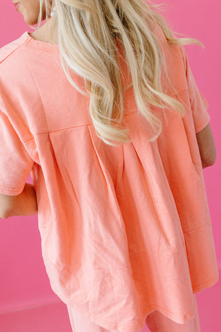 Joan Pant Set in Coral