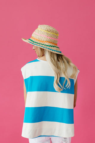 Ziggy Stripe Muscle Tank Top