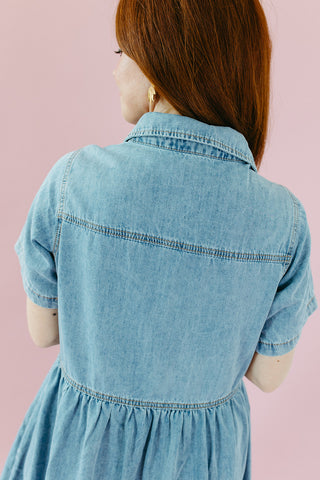Scottie Denim Button Up Midi Dress