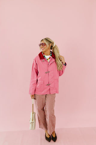 Lucia Utility Jacket in Pink