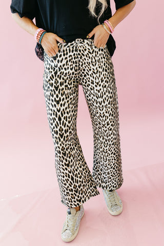 Grayce Leopard Barrel Pants