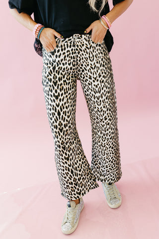 Grayce Leopard Barrel Pants