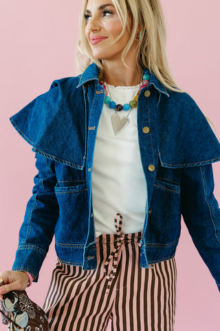 Emmy Jacket in Dark Denim