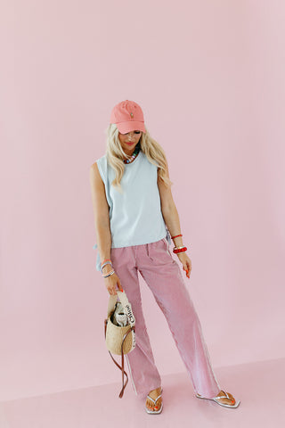 Cami Stripe Lace Track Pants