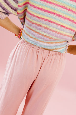 Elsie Linen Pants in Ballet