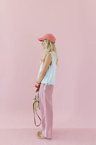 Cami Stripe Lace Track Pants
