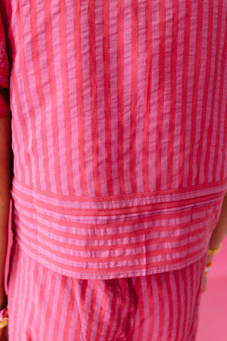 Haiden Stripe Short Set