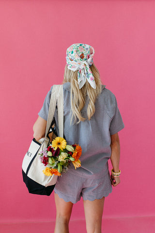 Flower Bandana Scarf - RESTOCK
