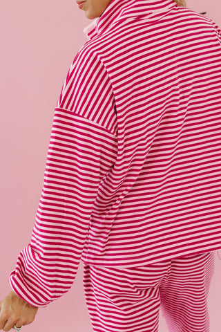 Bridget Stripe 3/4 Pullover