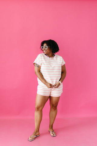 Linny Stripe Short Set