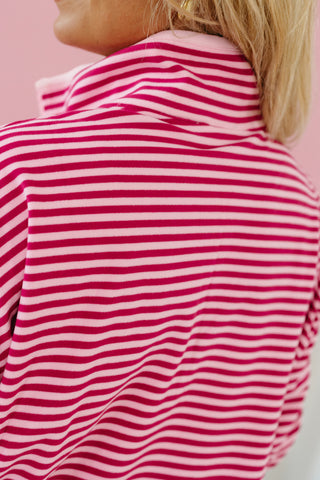 Bridget Stripe 3/4 Pullover