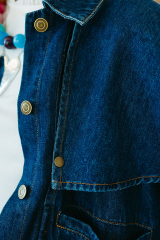 Emmy Jacket in Dark Denim