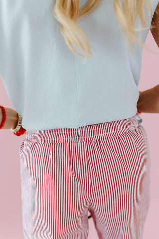 Cami Stripe Lace Track Pants