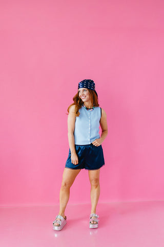 Vera Knit Button Up Tank Top
