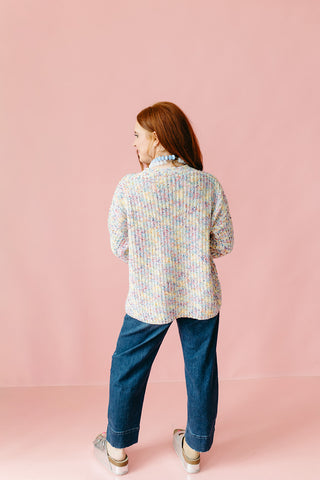Karen Confetti Boucle Cardigan