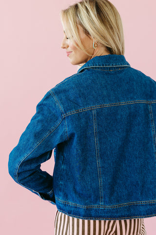 Emmy Jacket in Dark Denim