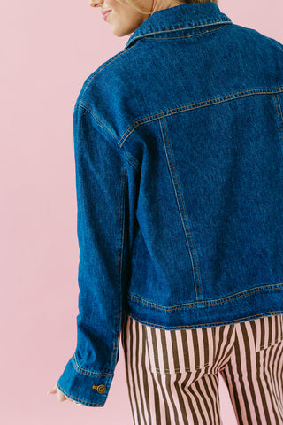 Emmy Jacket in Dark Denim