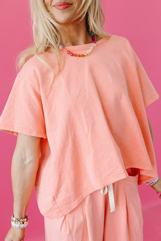 Joan Pant Set in Coral