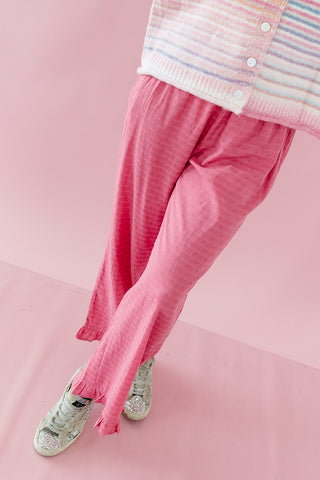 Terri Polka Dot Pants in Berry