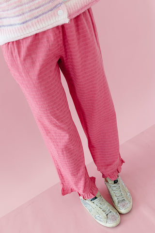 Terri Polka Dot Pants in Berry