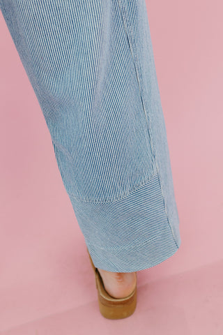 Nell Stripe Denim Pants