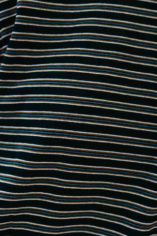 Paisley Multi Stripe Knit Pants in Navy