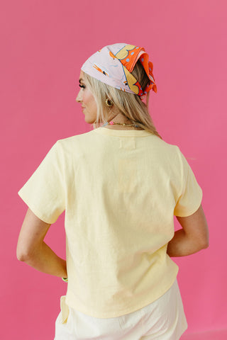 Sarah Basic Tee in Butter
