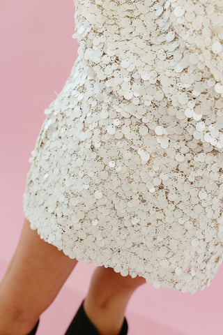 Phoebe Sequin Mini Skirt