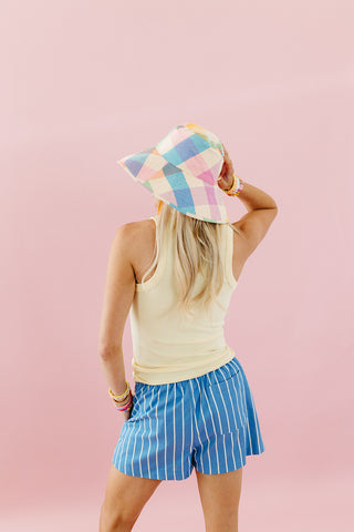 Layla Ribbed Tank Top in Daisy