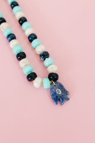 Deep Blue Sea Fish Necklace