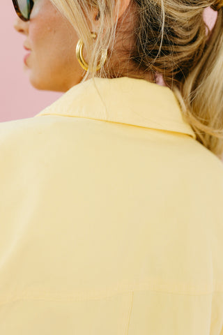 Courtney Zip Jacket in Lemon
