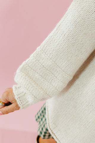 Helena Chunky Cardigan in Oatmeal