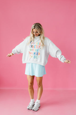 Life Is Good Reversible Mock Neck Sweatshirt
