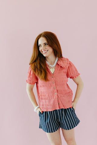 Celia Button Up Top