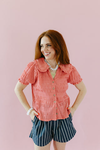 Celia Button Up Top
