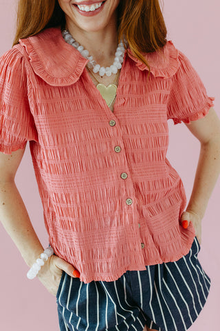 Celia Button Up Top