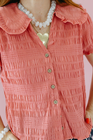 Celia Button Up Top