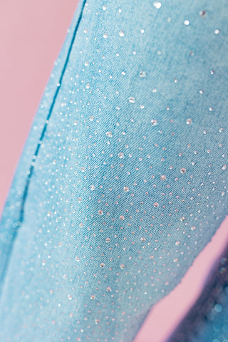 Dolly Rhinestone Barrel Jeans
